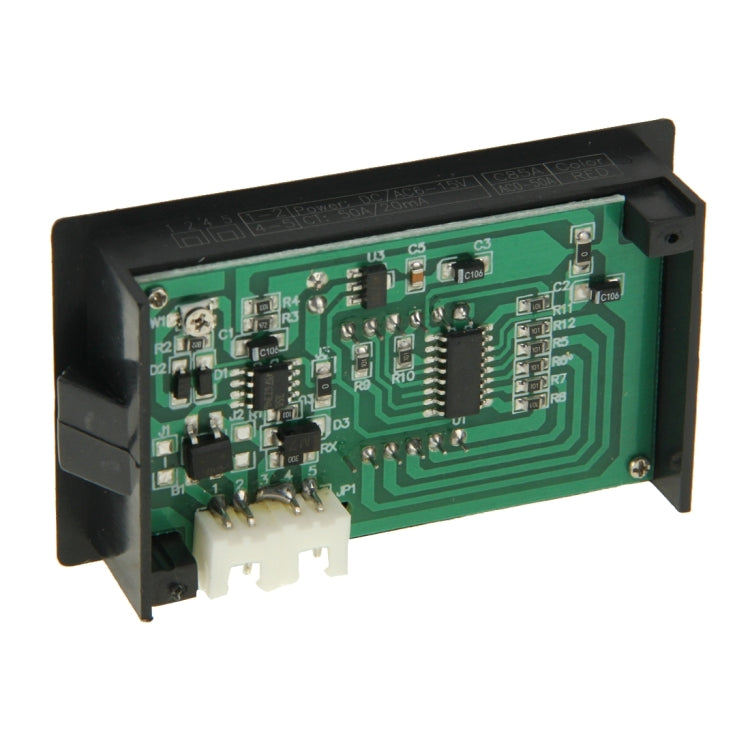 C85A Red Display LED Digital Current Meter with Mutual Inductor, Measure Current: AC 0-50A