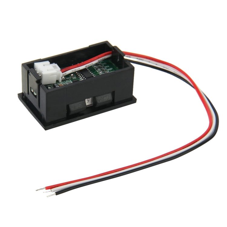 V27D 3 Wires Blue Light Display Mini Digital Voltage Meter, Measure Voltage: DC 0-100V