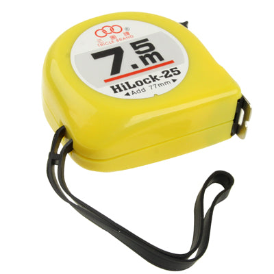 7.5m Measure Tape, Scale: 1mm(Yellow)