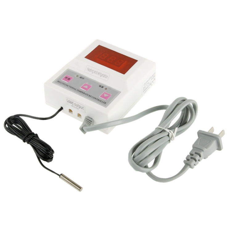 1.4 inch LCD Red Light Intelligent Digital Thermostat / Temperature Controller(White)
