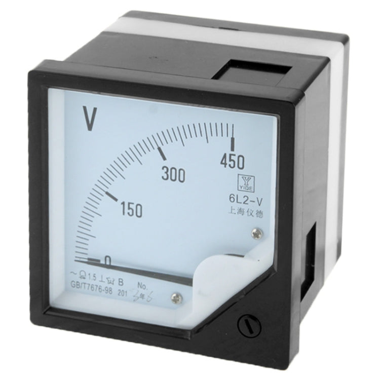 6L2 450V Panel AC Voltmeter(Black)