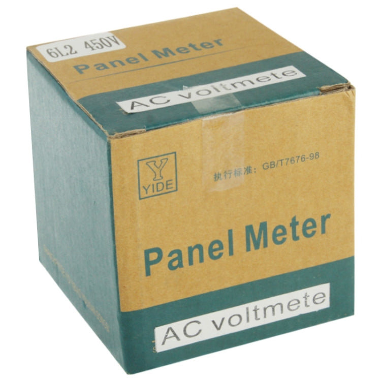 6L2 450V Panel AC Voltmeter(Black)