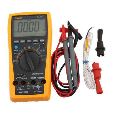 VC87 True RMS Digital Multimeter for Motor Drives Industrial DMM vs FLUKE 87V