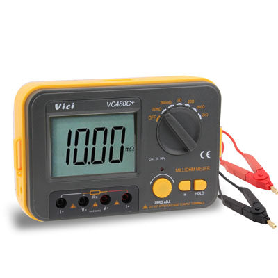 ViCHY VC480C+ 3 1/2 Digital Milli-ohm Meter with External Power Supply