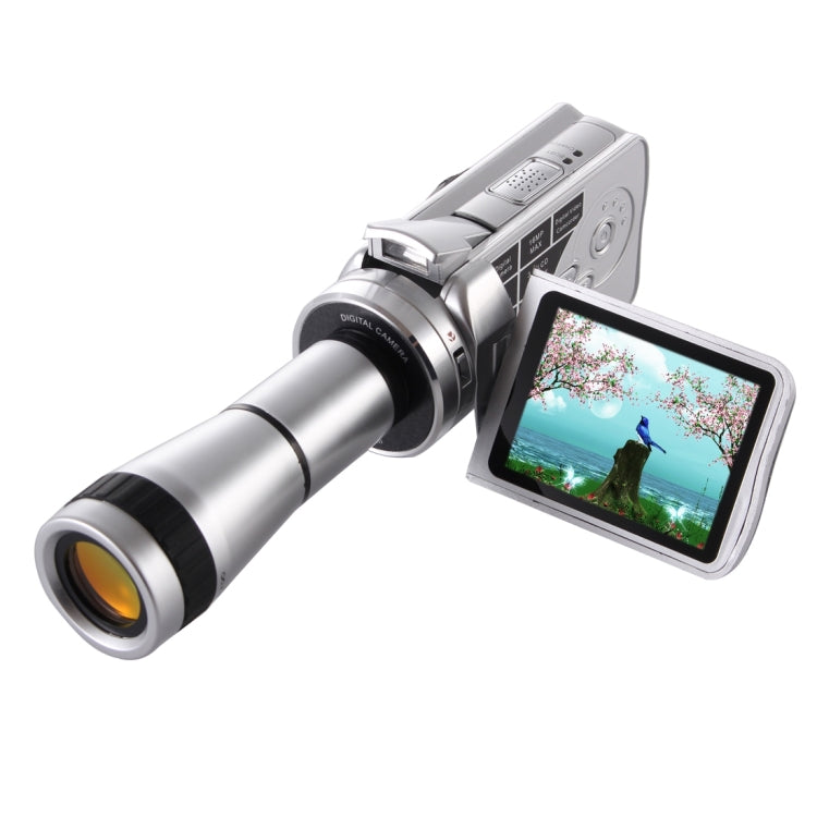 Handheld DV Camera Telescope Camera 8x Optical Zoom, HD 720P Camcorder up to 30fps, Max 16.0 Mega Pixels Still Pictures with Music Player / Voice Recorder / Wed Cam 8X Digital Zoom + 9X Binocular Lens