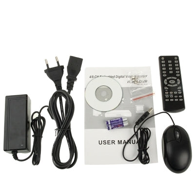 8-CH Embedded Digital Video Recorder Kit (1 / 4 Sharp CCD x 8pcs, 420TVL, 23x IR LED, 3.6mm Lens, IR: 25m, with 3 Axis bracket), H.264 SF-3033F