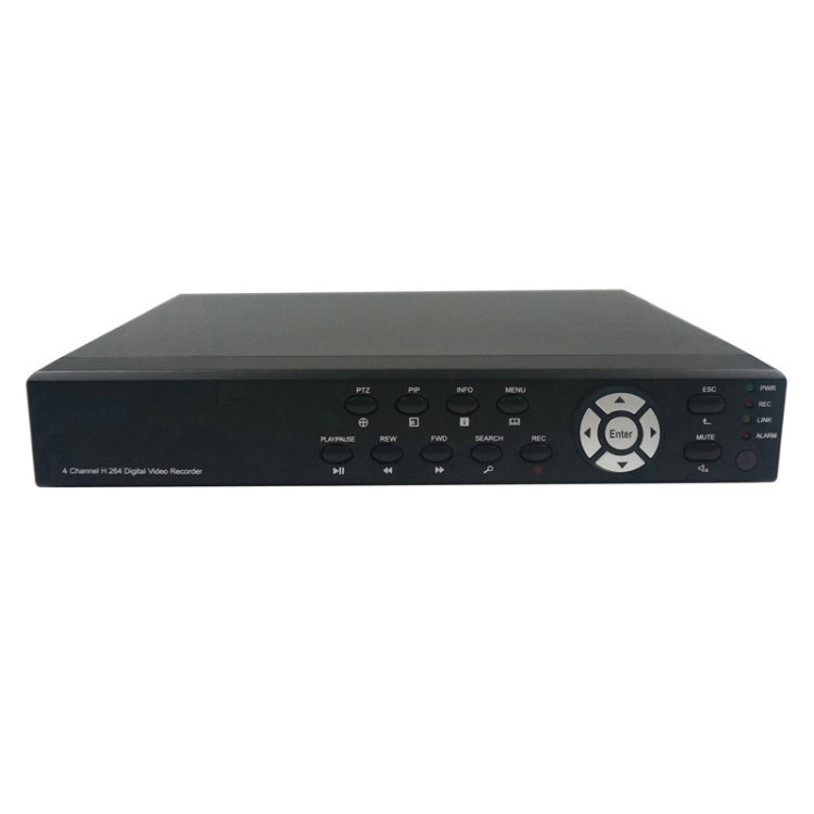 4-CH Embedded Digital Video Recorder Kit (1 / 4 Sharp CCD, 420TVL, 24 x IR LED, 6mm Lens, IR Distance: 25m, H.264 (8904AV 622QPIR+3223F)