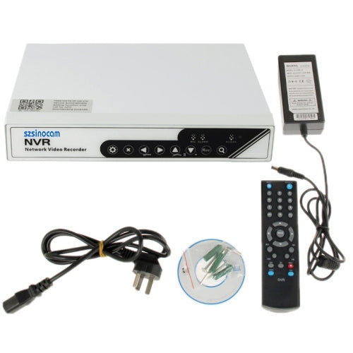 szsinocam 4CH 720P RJ45 NVR HDD Digital Video Recorder with 4 x 1 / 4 inch 1.0MP CMOS Cameras, Supports VGA & HDMI Output / 3G / WiFi