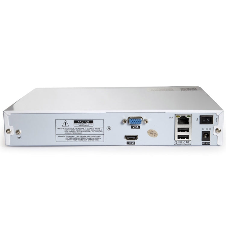 szsinocam SN-NVK-6004E 4Ch HD 720P P2P 1.0 Mega Pixel Wireless Cloud IP Camera NVR Kit, Support Video Push Alarm & ONVIF, IR Distance: 20m