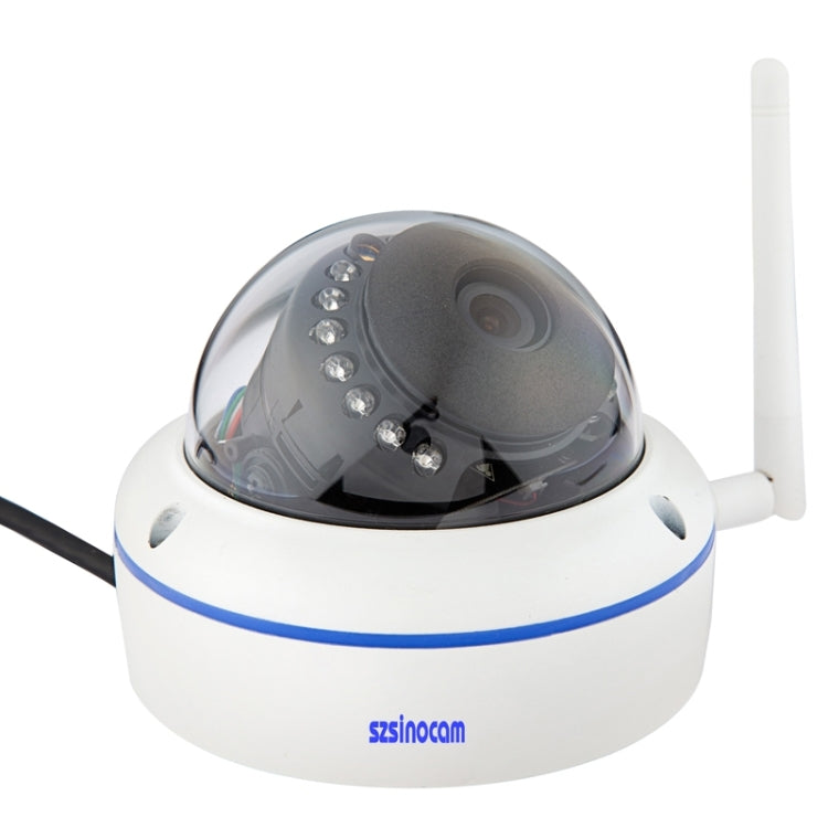 szsinocam SN-NVK-7304F 4Ch HD 720P P2P 1.0 Mega Pixel Wireless Dome Cloud IP Camera NVR Kit, Support Video Push Alarm & ONVIF, IR Distance: 20m