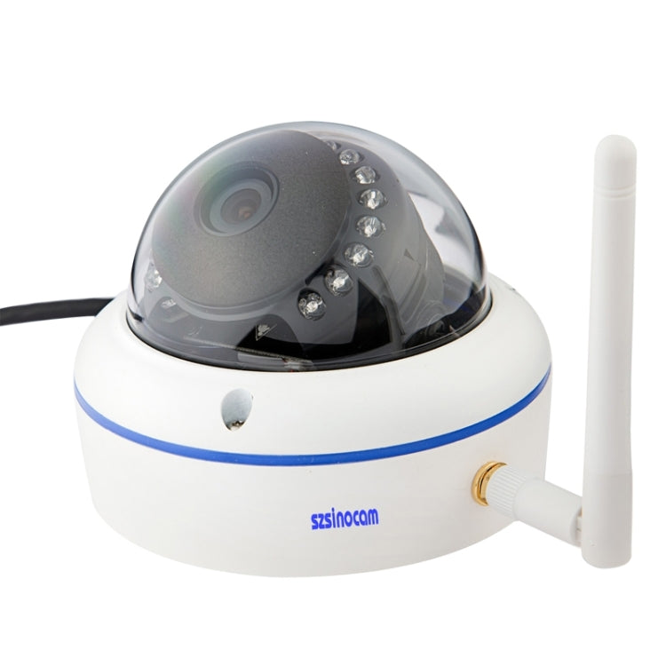 szsinocam SN-NVK-7304F 4Ch HD 720P P2P 1.0 Mega Pixel Wireless Dome Cloud IP Camera NVR Kit, Support Video Push Alarm & ONVIF, IR Distance: 20m