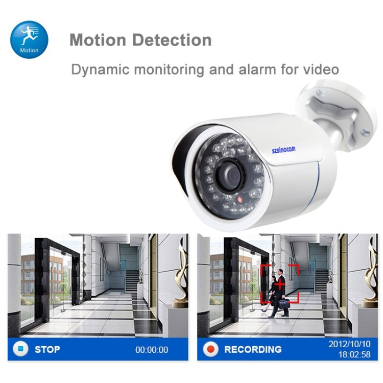 szsinocam SN-NVK-8304E 4Ch HD 1080P P2P 2.0 Mega Pixel Wireless Cloud IP Camera NVR Kit, Support Video Push Alarm & ONVIF, IR Distance: 20m