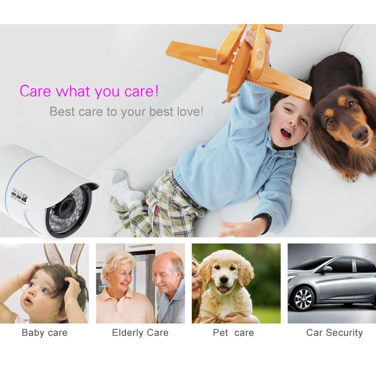 N40H-VH02A20/D31 4 Channel H.264 HD 720P 1.0MP Cloud IP Camera NVR Kit, Support Video Push Alarm & ONVIF