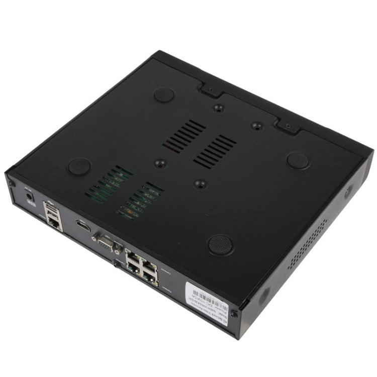 N40H-VH02A20/D31 4 Channel H.264 HD 720P 1.0MP Cloud IP Camera NVR Kit, Support Video Push Alarm & ONVIF