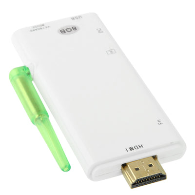 CX-803B Full HD 1080P Android 4.1 HDMI TV Box with WIFI + Bluetooth, HDMI + USB Interface, Support TF Card / USB Flash Disk / USB Mouse, 8GB NAND Flash, CPU: RK3066 Dual Core, 1.5GHz(White)