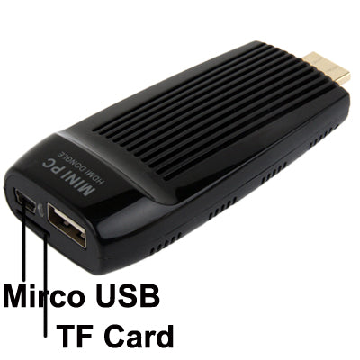 Full HD 1080P Mini Android 4.0 Mini PC Google TV Player with WIFI & TF Card(Black)