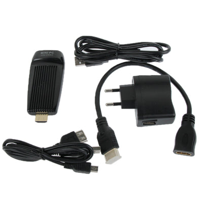 Full HD 1080P Mini Android 4.0 Mini PC Google TV Player with WIFI & TF Card(Black)