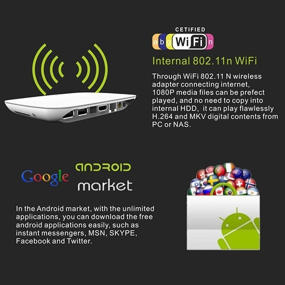 CX-919 Mini PC Android 7.1 TV Stick Dongle, CPU: RK3229 Quad Core, 2GB RAM + 8GB ROM, Support WIFI + HDMI + USB Mouse
