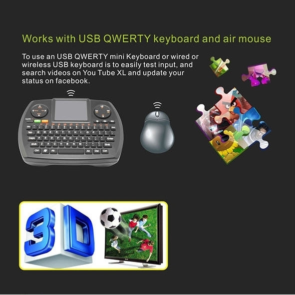 MK809IV Mini PC Android 7.1 TV Stick Dongle, CPU: RK3229 Quad Core, 2GB RAM + 8GB ROM, Support WIFI + HDMI + Bluetooth