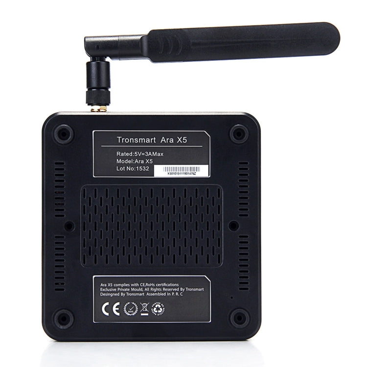 Tronsmart ARA X5 Plus Windows 10 TV Box Media Player, Intel Cherry Trail Z8300 64-bit Quad Core 1.8GHz, RAM: 2GB, ROM: 32GB(Black)