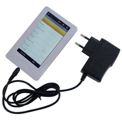 4.3 inch E-BOOK Reader, 800 x 480 Resolution, MP3/TTS Function(White)