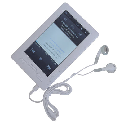 4.3 inch E-BOOK Reader, 800 x 480 Resolution, MP3/TTS Function(White)
