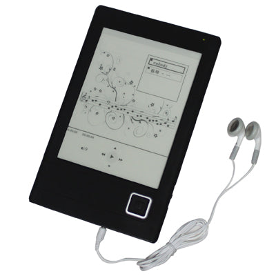 6.0 inch E-BOOK Reader, E-ink Screen 800 x 600 Resolution, MP3 Function(Black)