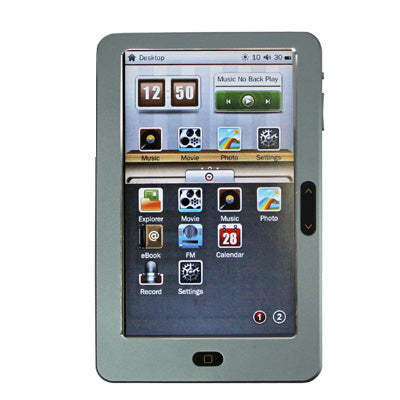 7.0 inch E-BOOK Reader, 800 x 480 Resolution, MP3 / FM Radio