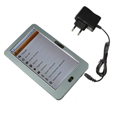 7.0 inch E-BOOK Reader, 800 x 480 Resolution, MP3 / FM Radio