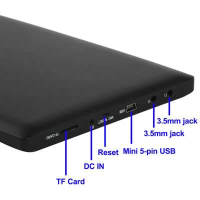 7.0 inch E-BOOK Reader, 800 x 480 Resolution, MP3 / TTS Function(Black)