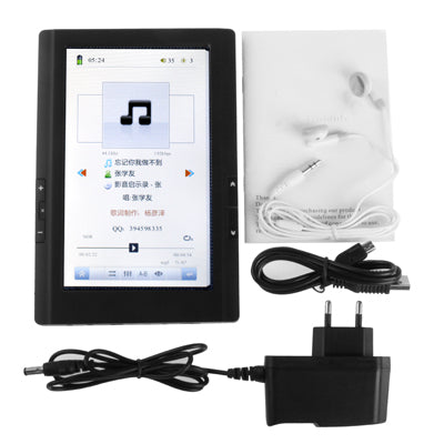 7.0 inch E-BOOK Reader, 800 x 480 Resolution, MP3 / TTS Function(Black)