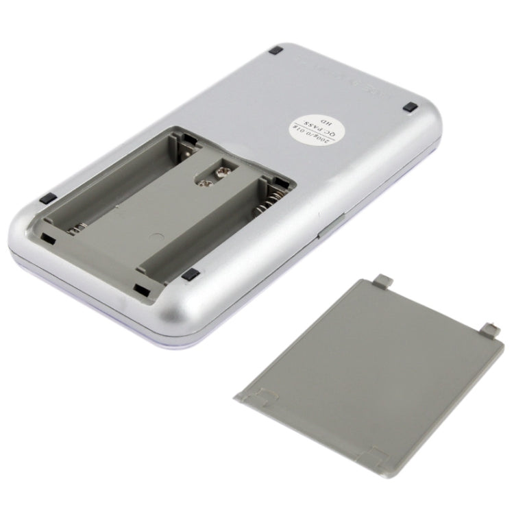 200g x 0.01g Mini Digital Pocket Weighing Scale, Screen Size: 3.5*1.5cm(Silver)