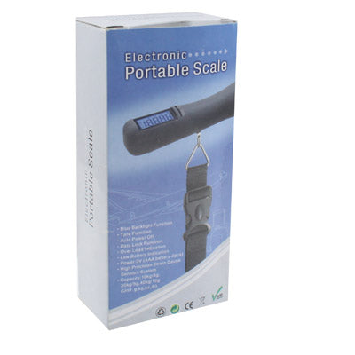 40kg x 10g Portable Digital Luggage Scale with LCD Screen Display