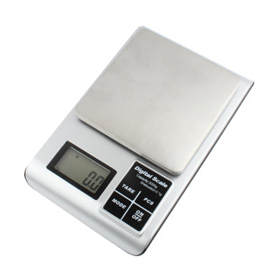 3000g x 0.1g LCD Digital Electric Pocket Jewelry Scale Weighing Balance(Silver)