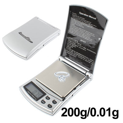 200g x 0.01g Pocket Precision Digital Scale