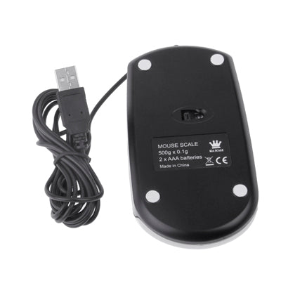 2 in 1 (USB Port Optical Mouse + 500g x 0.1g Electronic Pocket Scale)(Silver)