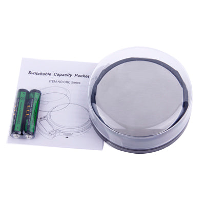 Switchable Capacity Digital Pocket Scale (200g x 0.01g / 500g x 0.1g)(Black)