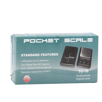 200g x 0.01g Professional Digital Mini Scale(Black)