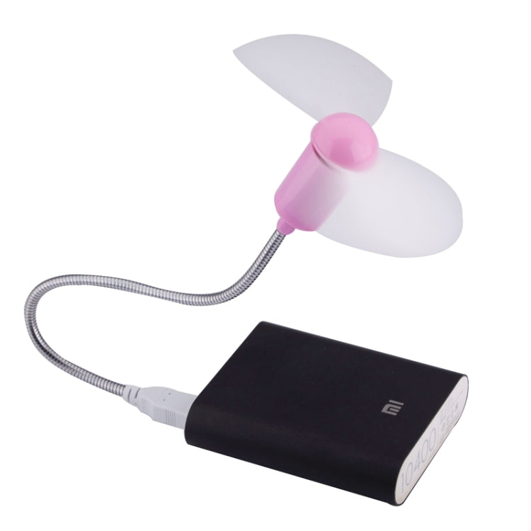 Portable USB Powered 2-Blade Mini Fan, Length: 32cm