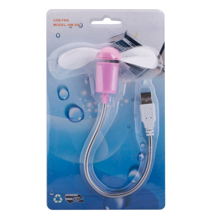 Portable USB Powered 2-Blade Mini Fan, Length: 32cm