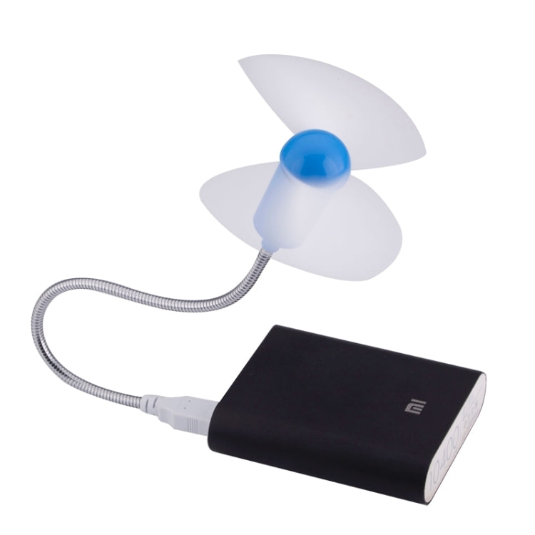 Portable USB Powered 2-Blade Mini Fan, Length: 32cm