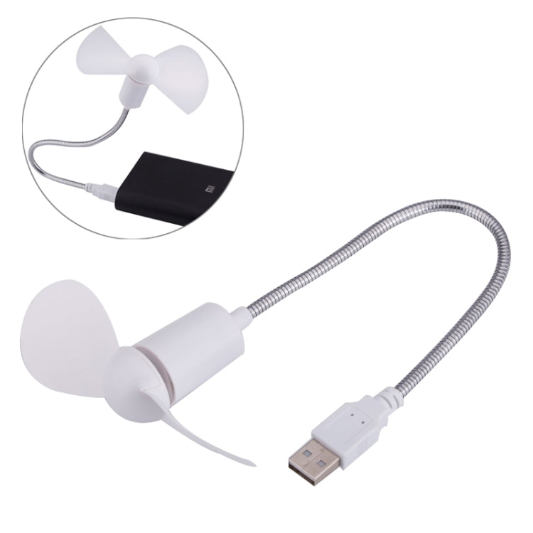 Portable USB Powered 2-Blade Mini Fan, Length: 32cm