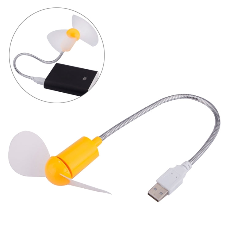 Portable USB Powered 2-Blade Mini Fan, Length: 32cm