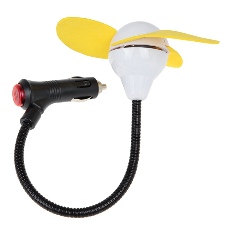 Mini Car Cigarette Lighter Powered 3-Blade Cooling Fan