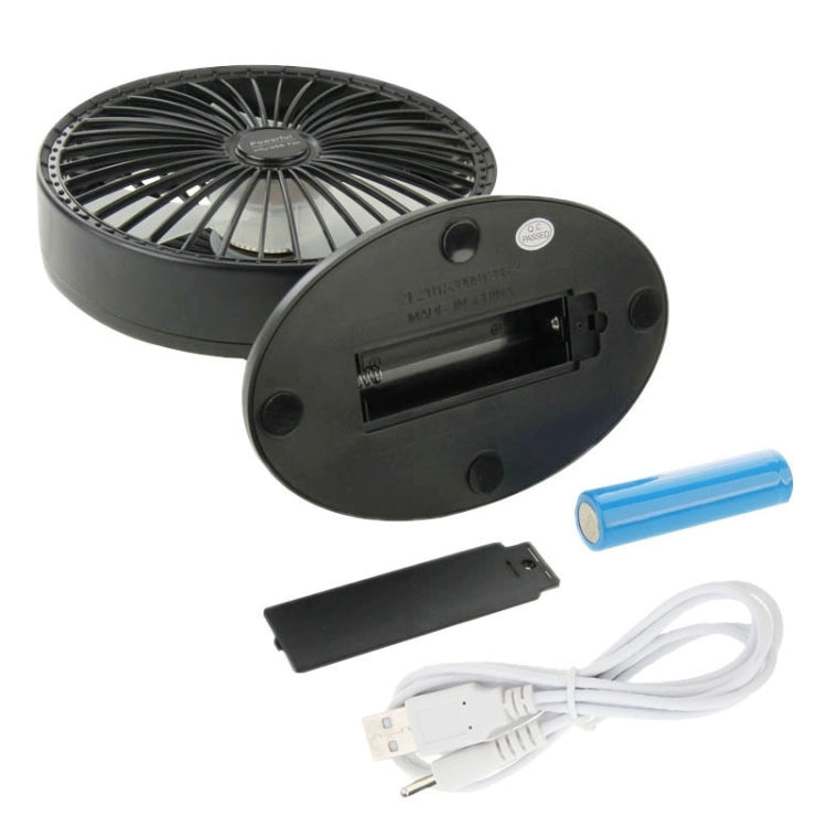 6 inch Portable USB / Lithium Battery Powered Desktop Mini Fan with Third Wind Gear Adjustment
