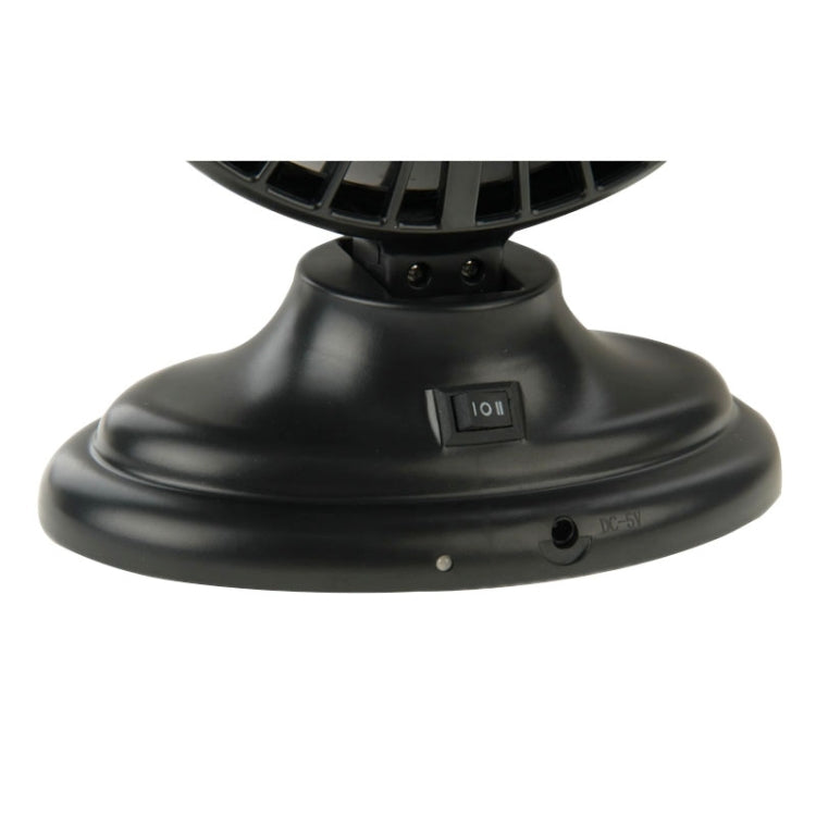 6 inch Portable USB / Lithium Battery Powered Desktop Mini Fan with Third Wind Gear Adjustment