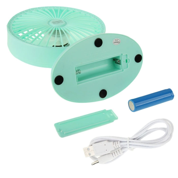 6 inch Portable USB / Lithium Battery Powered Desktop Mini Fan with Third Wind Gear Adjustment