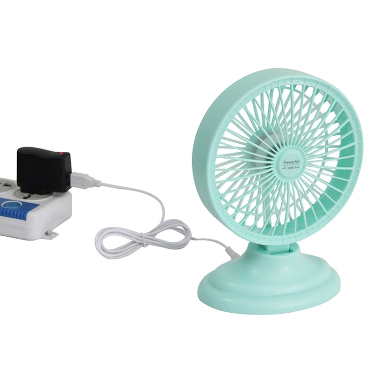 6 inch Portable USB / Lithium Battery Powered Desktop Mini Fan with Third Wind Gear Adjustment