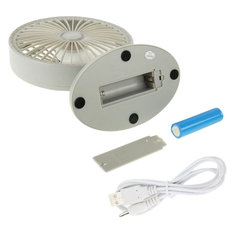 6 inch Portable USB / Lithium Battery Powered Desktop Mini Fan with Third Wind Gear Adjustment