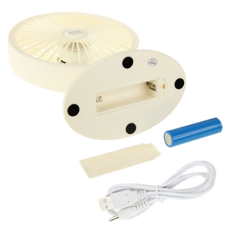 6 inch Portable USB / Lithium Battery Powered Desktop Mini Fan with Third Wind Gear Adjustment